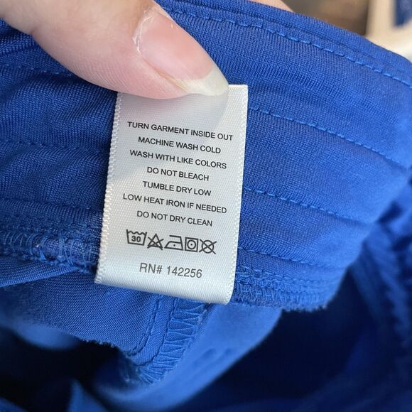 FIGS Pants Womens Small Blue Scrubs Jogger Zamora Medical Cargo Elastic Waist - Picture 10 of 11